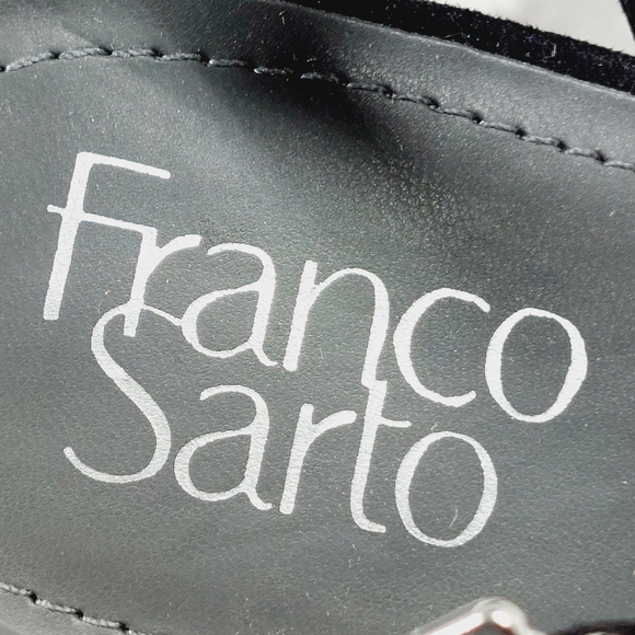 NEW Franco Sarto Womens Damalis Faux Leather Open Toe Heels Shoes C177 - Picture 10 of 13